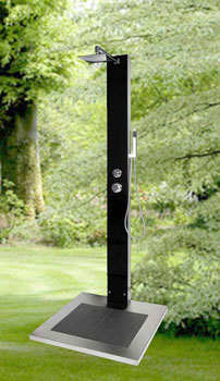 Elegante Kaltwasser und Warmwasser Design GartenduscheTyp Kuba KW Elegante Kaltwasser und Warmwasser Design GartenduscheTyp Kuba KW