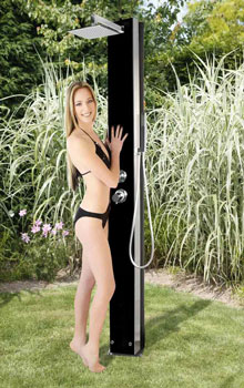 Solarbeheizte Gartendusche Typ Kuba-Solar Solarbeheizte Gartendusche Typ Kuba-Solar