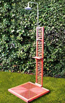 Komplette Kaltwasser Gartendusche vom Typ Nautilus Komplette Kaltwasser Gartendusche vom Typ Nautilus
